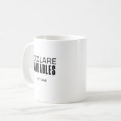 Funny Declare-Variablen nicht Kriegsprogrammierer Kaffeetasse (Vorderseite Links)