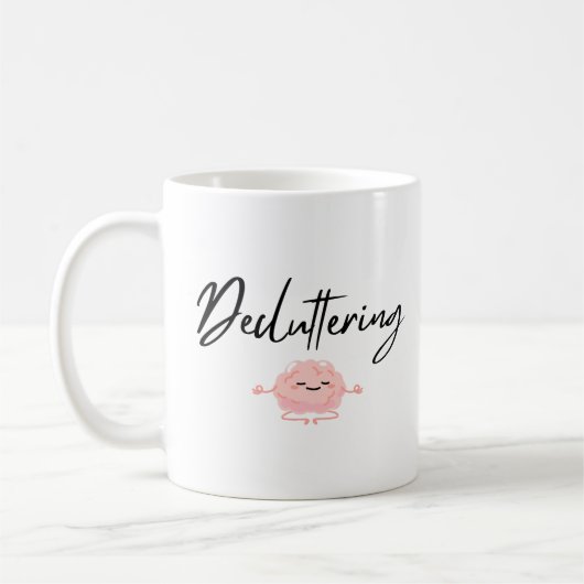 Funny Decluttering Tasse (Links)