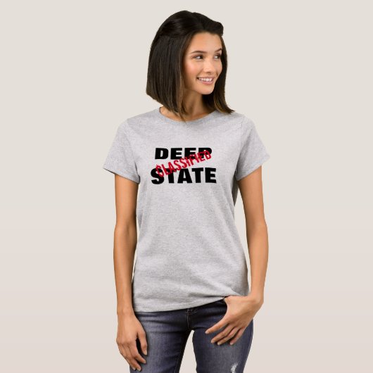 Funny "Deep Staat" mit "Classification" T-Shirt (Vorne ganz)