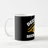 Funny "Deep Staat Secret Agent" Kaffeetasse (Links)