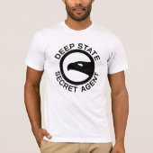 Funny Deep Staat Secret Agent T-Shirt (Vorderseite)