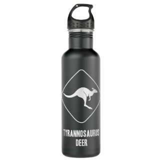 Funny Deer Dinosaur T-Rex Australian Kangaroo Edelstahlflasche