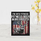 Funny Deer Hunting Art For Men Women Wildlife Hunt Karte (Gelbe Blume)