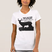 Funny Deer Hunting Ehefrau T-Shirt (Vorderseite)