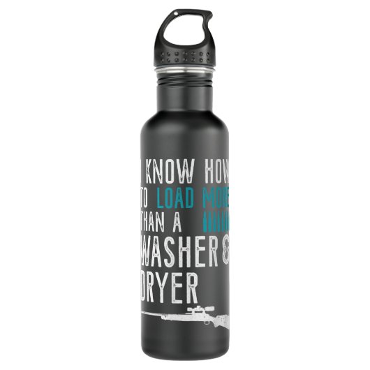 Funny Deer Hunting Gift For Women Hunting  Edelstahlflasche (Vorderseite)