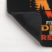 Funny Deer Jagd Ich bin in Fitness Deer Freezer H Mousepad (Ecke)