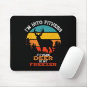 Funny Deer Jagd Ich bin in Fitness Deer Freezer H Mousepad (Mit Mouse)