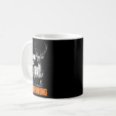Funny Deer Jagd Jäger trinken Bier für Kaffeetasse (Vorderseite Links)