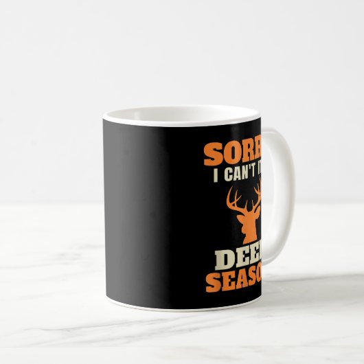 Funny Deer Jagd Sprichwort Joke Kaffeetasse (VorderseiteRechts)