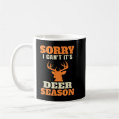 Funny Deer Jagd Sprichwort Joke Kaffeetasse (Links)