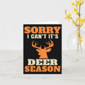 Funny Deer Jagd Sprichwort Joke Karte (Gelbe Blume)