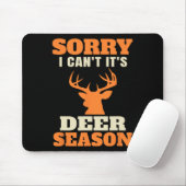Funny Deer Jagd Sprichwort Joke Mousepad (Mit Mouse)