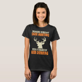 Funny Deer Jagd T-Shirt (Vorne ganz)
