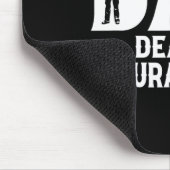 Funny Deer Jagd Vater Todbewusst Typ Cool F Mousepad (Ecke)