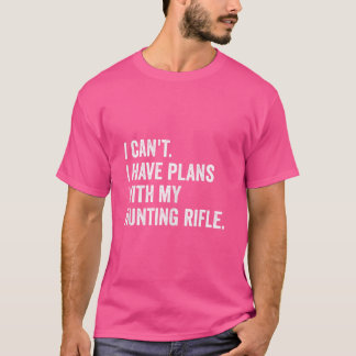 Funny Deer Jäger kann ich mit meiner Hune keine Pl T-Shirt