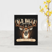 Funny Deer Junting Birthday Pun for Men's 50th Bir Karte (Gelbe Blume)