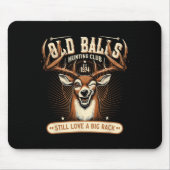 Funny Deer Junting Birthday Pun for Men's 50th Bir Mousepad (Vorne)
