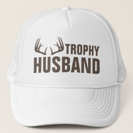 Funny Deer Junting Hat Trophy Husband for Men Truckerkappe