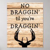 Funny Deer Junting Hunter Poster (Vorne)