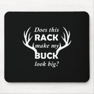 Funny Deer Junting Hunter Rack Big Buck Mousepad