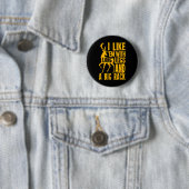 Funny Deer Junting Quote für Jäger Button (Beispiel)