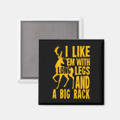 Funny Deer Junting Quote für Jäger Magnet (Vorderseite/Rückseite)