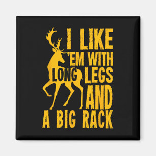 Funny Deer Junting Quote für Jäger Magnet
