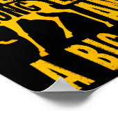 Funny Deer Junting Quote für Jäger Poster (Ecke)