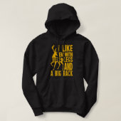 Funny Deer Junting Quote Geschenk für Jäger Hoodie (Design vorne)