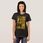 Funny Deer Junting Quote Geschenk für Jäger T-Shirt (Vorne ganz)