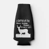 Funny Deer Junting Quote Hobby Sport Flaschenkühler (Vorderseite)