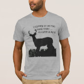 Funny Deer Junting Tree Stand Shirt (Vorderseite)