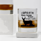Funny Deer Junting Tree Stand Sport im Freien Whiskyglas