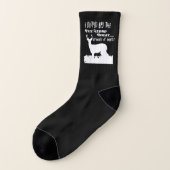 Funny Deer Junting Zitat Männer Sport im Freien Socken (Links - Außen)