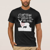 Funny Deer Junting Zitate Männer Sport im Freien T-Shirt (Vorderseite)