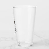 Funny Deer Niedlich Bier Pun Buck Männer Glas (Links)