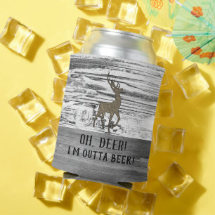 Funny Deer Out Bier Zitat für Männer Buck Dosenkühler
