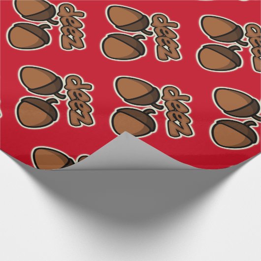 Funny deez mutts - rot geschenkpapier (Ecke)