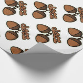 Funny deez Nüsse Geschenkpapier (Ecke)
