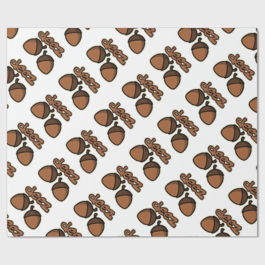 Funny deez Nüsse Geschenkpapier (Flach)