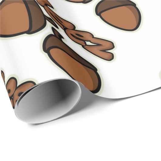 Funny deez Nüsse Geschenkpapier (Rolleneckpunkt)