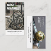 Funny defect bike for Bicycle Repair Shops Visitenkarte (Vorne/Hinten)