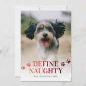 Funny definiere Weihnachten im naughty-Foto (Vorderseite)