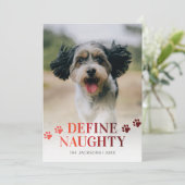 Funny definiere Weihnachten im naughty-Foto (Stehend Vorderseite)