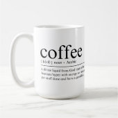 Funny Definition Kaffeetasse (Links)