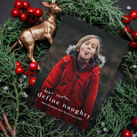 Funny Definition Naughty 3 Foto Weihnachten