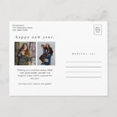 Funny Definition Naughty 3 Foto Weihnachten (Rückseite)