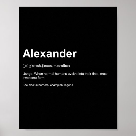 Funny Definition Quote For The Name Ander _  Poster (Vorne)