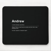 Funny Definition Quote For The Name Andrew _ Mousepad (Vorne)