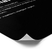 Funny Definition Quote For The Name Jeremiah _  Poster (Ecke)